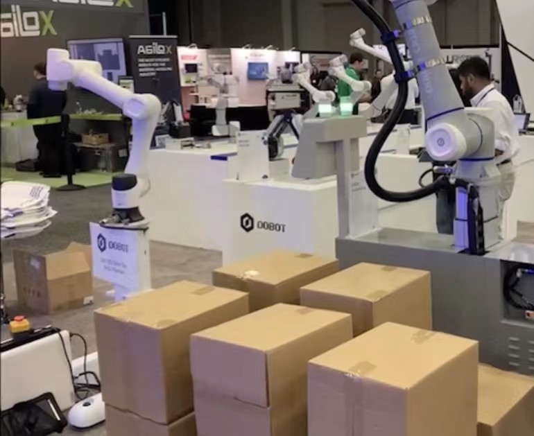 Fanuc Robot Arm Diy 10kg System Stacking Robotic Cooperative For Food Workshop