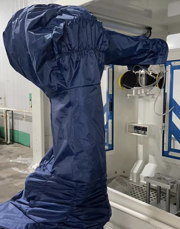 پوشش محافظ بازوی ربات قابل استفاده مجدد برای FANUC KUKA در کارگاه سند بلاست