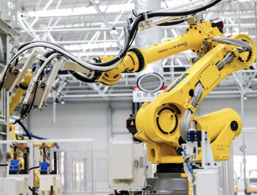 بازوی ربات صنعتی Fanuc 165F Grad با دهانه بازوی بسیار بلند 2655 میلی متری 165 کیلوگرم