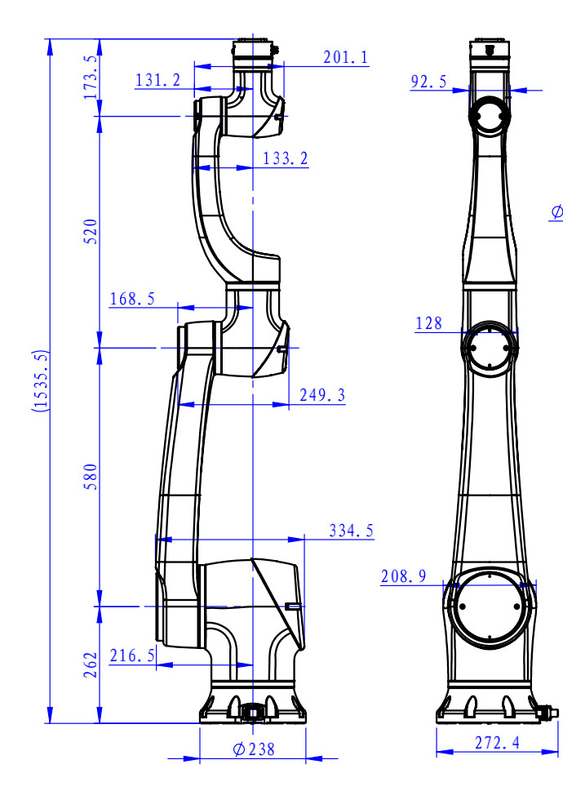 Cobot 6 Axis Collaborative Robot Arm Automatic Pick and Place Screwing Welding Assembling