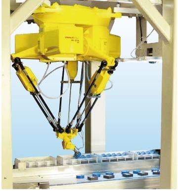 موازی ربات بازوی 4 DOF مجموعه بازوی روباتیک Fanuc Fist Radius 800mm Logistics Handling