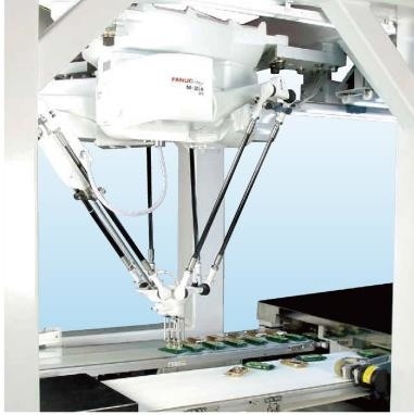 موازی ربات بازوی 4 DOF مجموعه بازوی روباتیک Fanuc Fist Radius 800mm Logistics Handling