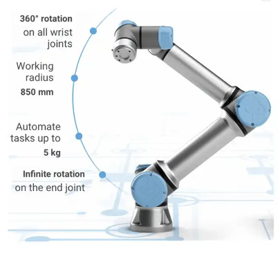 Gripper یونیورسال رباتیک Gripper بازوی پنوماتیک برای سفت کردن بطری دسته بندی Cobot