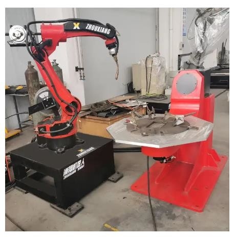 FANUC Dual Axis Robot Positioner L Type Arc Welding Robotic Positioner 300KG 450mm