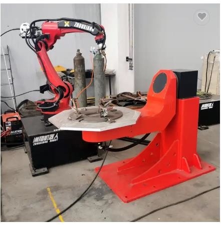 FANUC Dual Axis Robot Positioner L Type Arc Welding Robotic Positioner 300KG 450mm