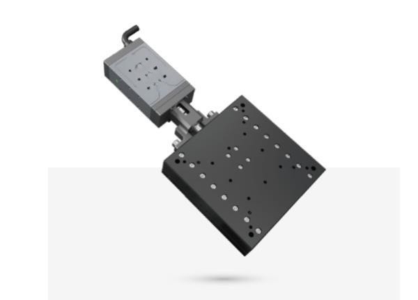 میز کشویی خطی برقی ELS70-018 با درایو بال اسکرو، اندازه میز 120 * 120 میلی متر