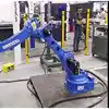6 Aixs Yaskawa Robot Arm GP180-120 با حصار امنیتی سفارشی CNGBS به عنوان ربات پالتیزه کننده