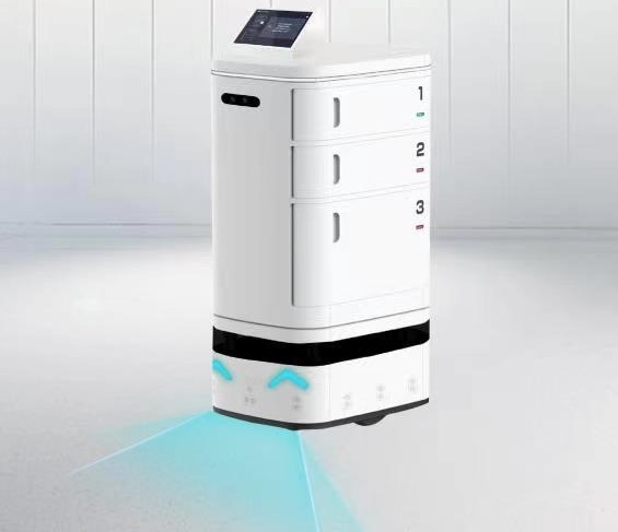 روبات موبایل مستقل با دقت بالا با بار 50 کیلوگرم و محدوده تشخیص 0.2M - 10M