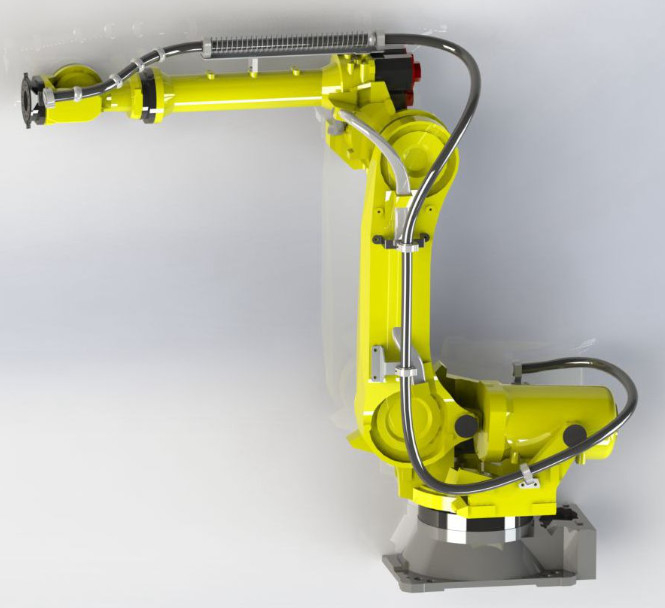 بسته لباس با 1-6 محور خط بسته محل برای بازوی رباتیک kuka